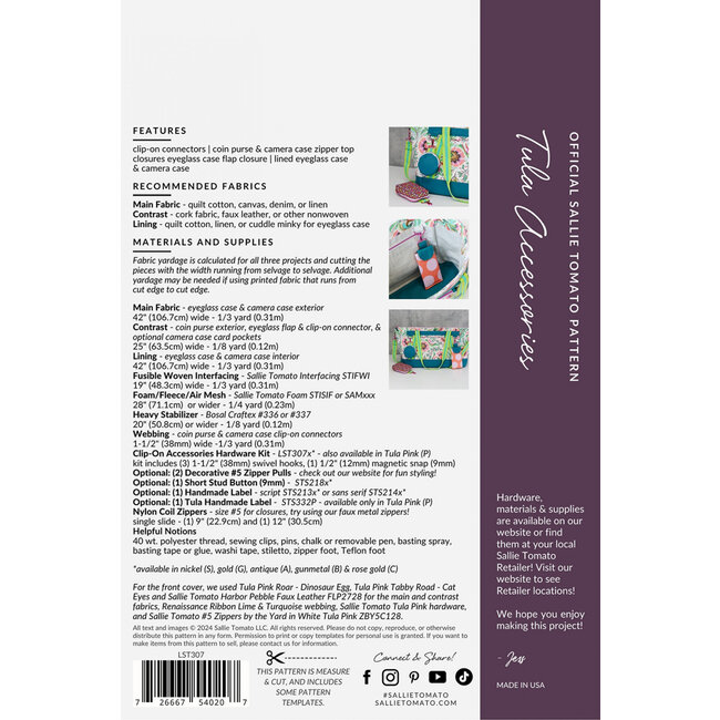 Tula Clip on Pattern