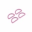 Four Tula Pink 1-1/2in D-rings