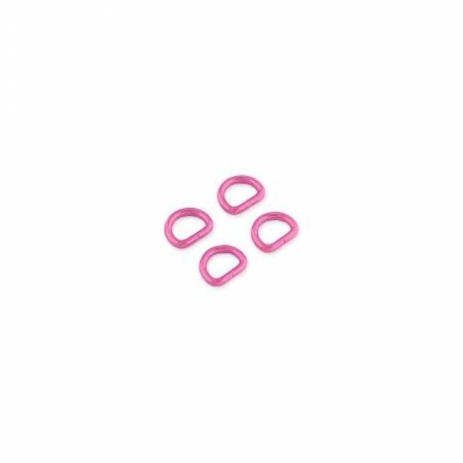 Four Tula Pink 1/2in D-rings