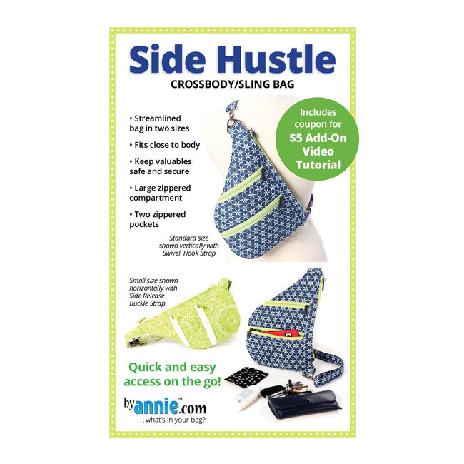 Side Hustle Crossbody/sling Bag Pattern