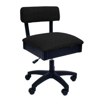 Hydraulic Sewing Chair - Baroness Black