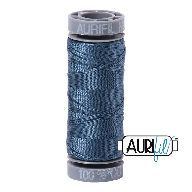 Mako 28 wt cotton 1310 Medium Blue Grey small spool