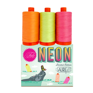 AURIFIL Tula Pink Neon Thread Collection - 3 pcs