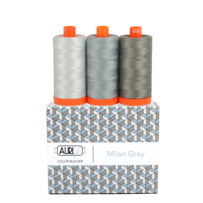 Milan Grey - Aurifil Color Builder 50wt