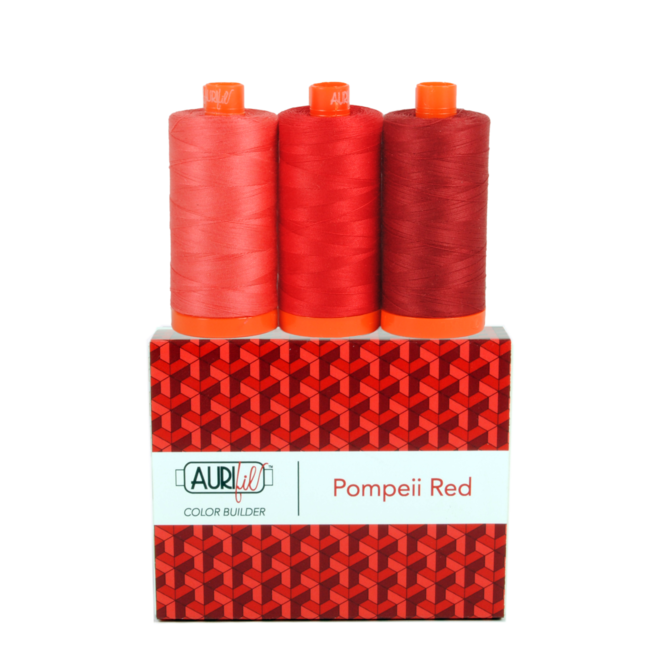 Pompeii Red - Aurifil Color Builder 50wt