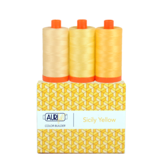 AURIFIL Sicily Yellow - Aurifil Color Builder 50wt