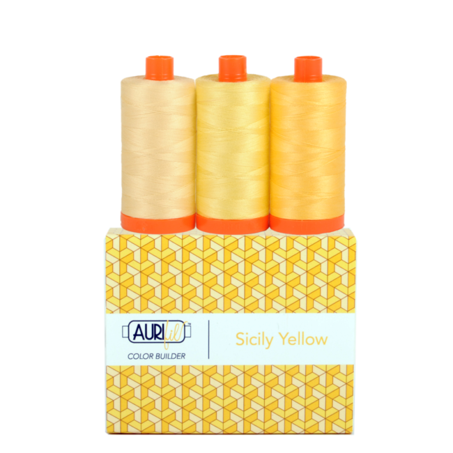 Sicily Yellow - Aurifil Color Builder 50wt