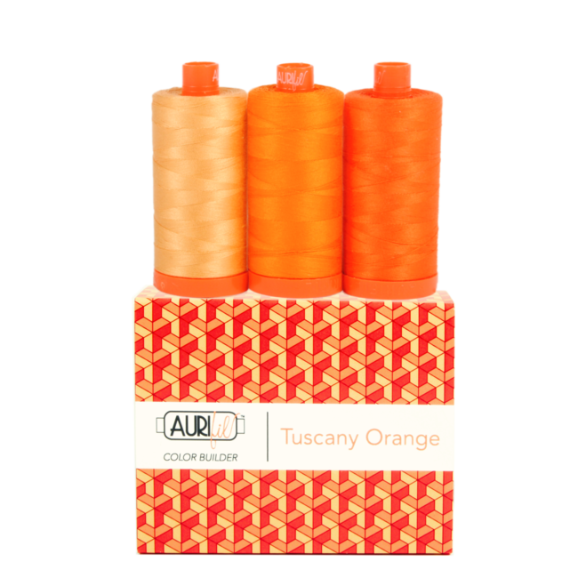 Tuscany Orange - Aurifil Color Builder 50wt