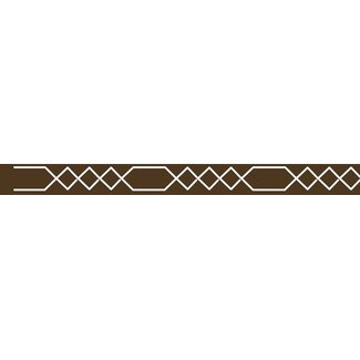 Windham Fabrics 1.5″ single-face satin ribbon, Dark Brown $1/m