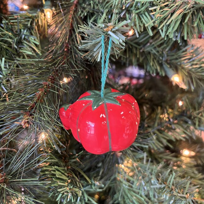 Tomato Pin Cushion Keepsake Ornament