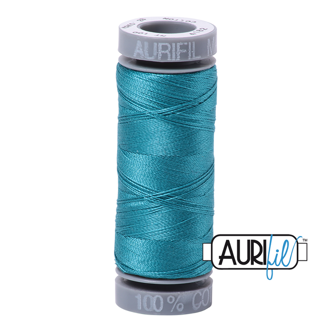 28 wt cotton 4182 Dark Turquoise small spool