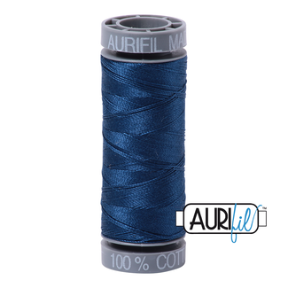 AURIFIL 28 wt cotton 2783 Medium Delft Blue small spool