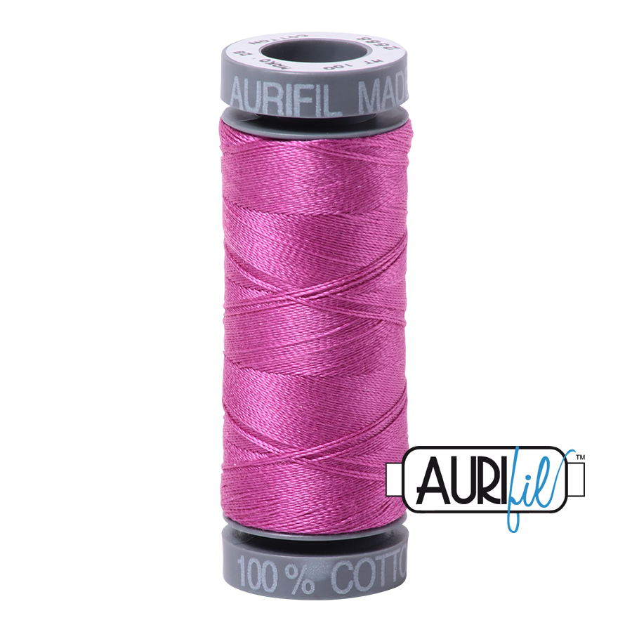 28 wt cotton 2588 Light Magenta small spool - Stitch by Stitch