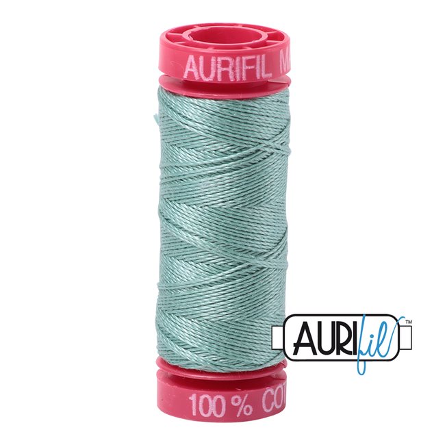 12 wt cotton 2845 Light Juniper small spool