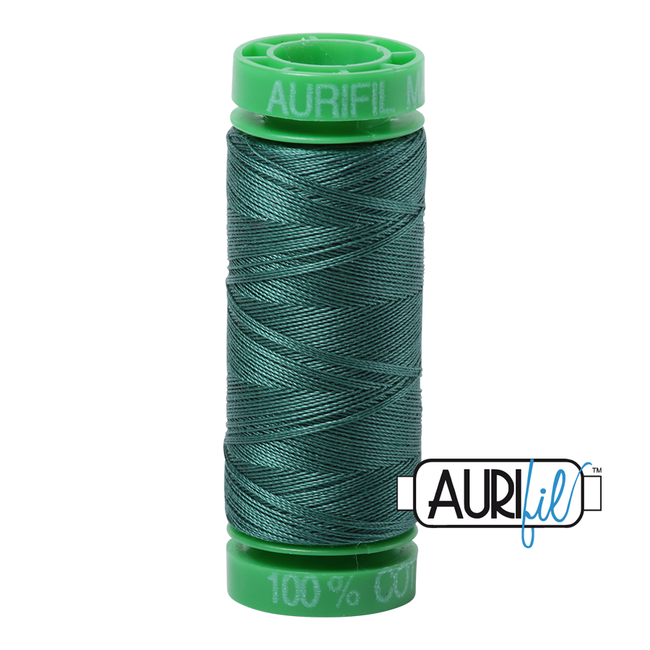 AURIFIL 40 WT Turf Green 4129 small spool