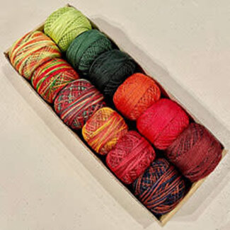 Valdani Perle Cotton Size 12 Collection: Accents 1, Joy to the World