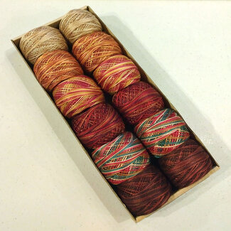 Valdani Perle Cotton Size 5 Collection: Two in Bark