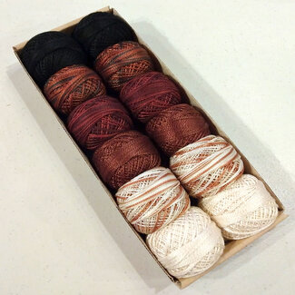 Valdani Perle Cotton Size 8 Collection: Two for Coffee Time