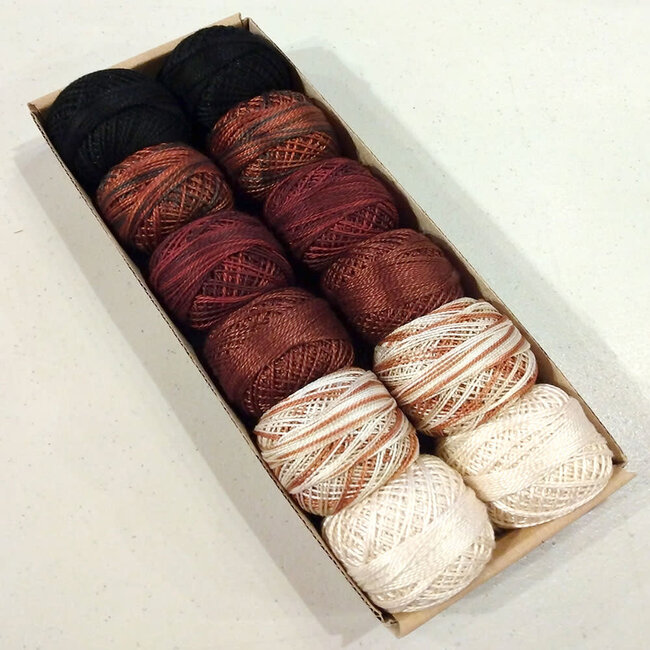 Perle Cotton Size 8 Collection: Two for Coffee Time