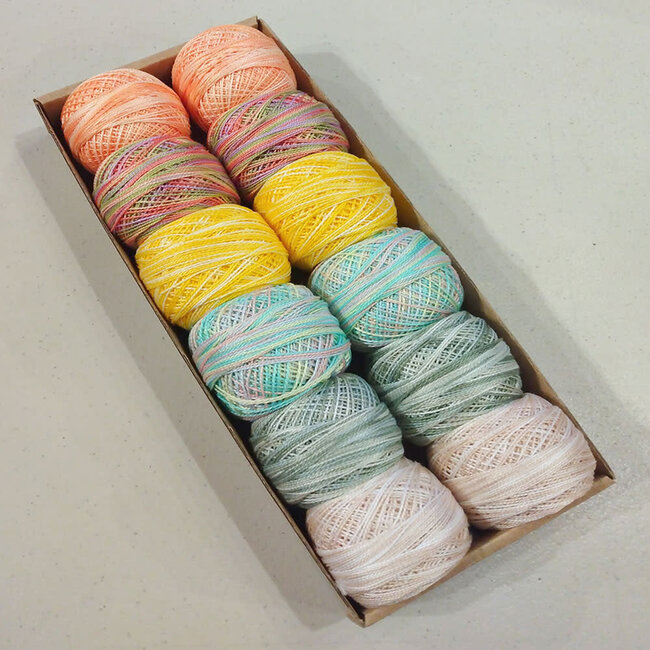 Perle Cotton Size 12 Collection: Two in Light