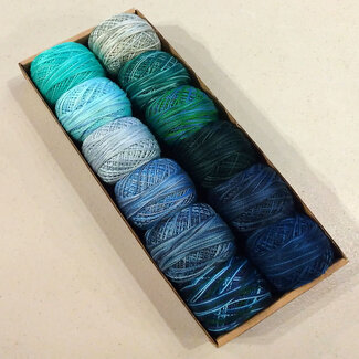 Valdani Perle Cotton Size 5 Collection: Ocean Waves