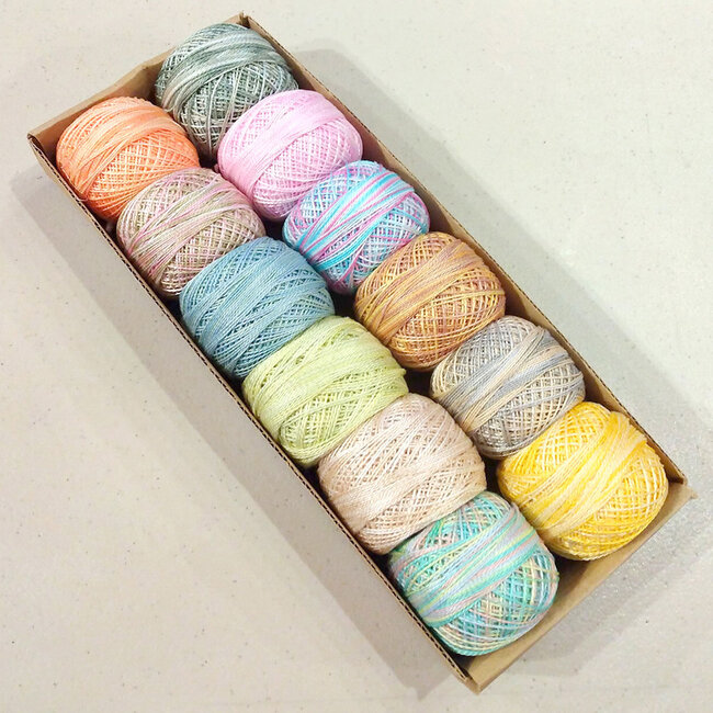 Perle Cotton Size 8 Collection: Pastels