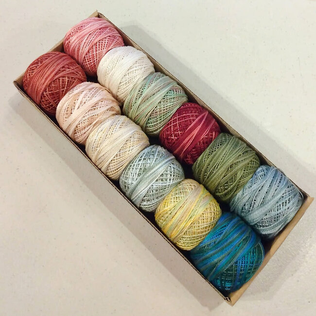 Perle Cotton Size 8 Collection: Pretty Posies by Pansy Patch Quilts