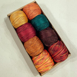 Valdani Perle Cotton Size 8 Collection: Autumn