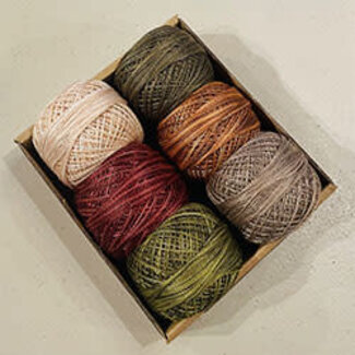 Valdani Perle Cotton Size 12 Collection: Carried Away, Christmas Ornament