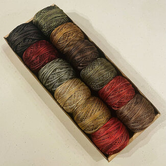 Valdani Perle Cotton Size 12 Collection: Christmas by The Old Tattered Flag