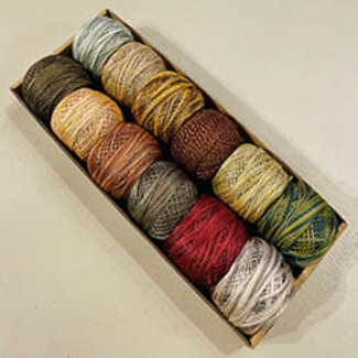 Valdani Perle Cotton Size 8 Collection: Country Lights Set 2, lighter shades