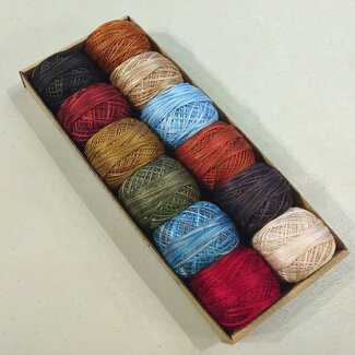 Valdani Perle Cotton Size 8 Collection: Fall Into Winter by Prairie Moon Primitives