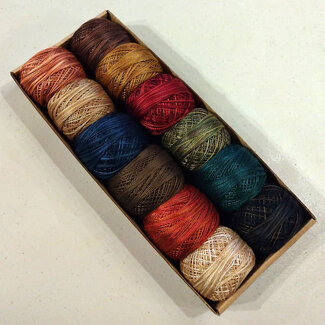 Valdani Perle Cotton Size 12 Collection: Folk Art Fusion