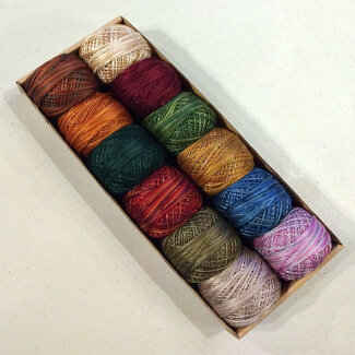 Valdani Perle Cotton Size 8 Collection: Jerome Thomas Designs-Signature Variegates
