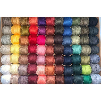 Valdani Perle Cotton Size 5 Collection: Solids 77 Beautiful Color Pack