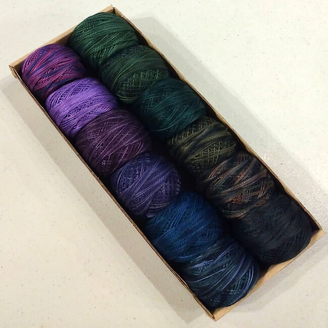 Perle Cotton Size 12 Collection: MIDNIGHT FANTASY