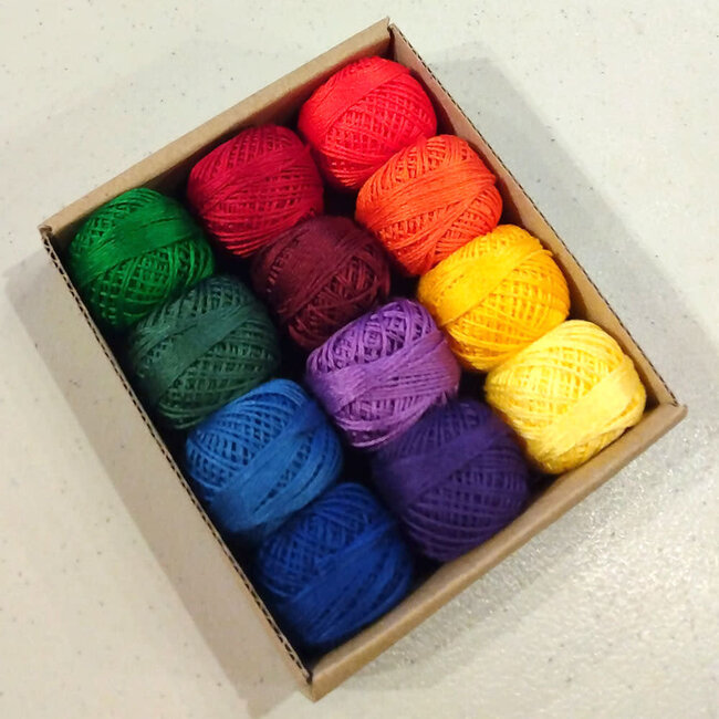 3 Strand Cotton Floss Collection: Rainbow Dark