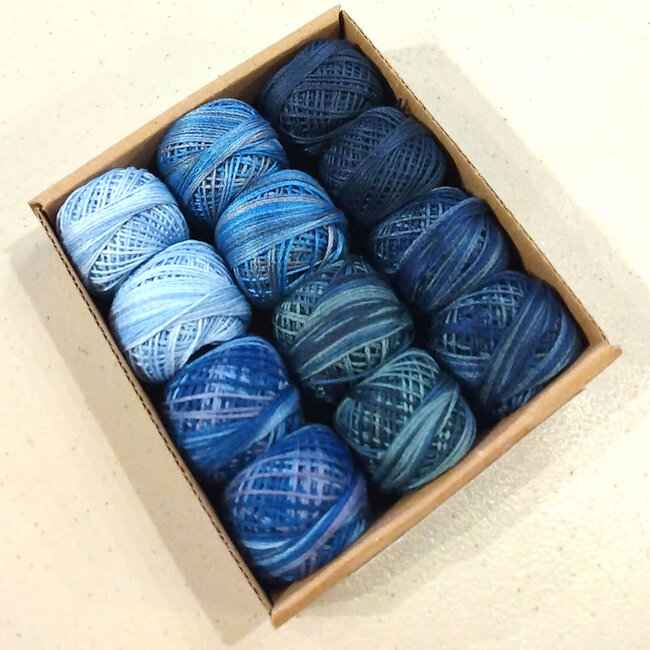 3 Strand Cotton Floss Collection: Two in Blue