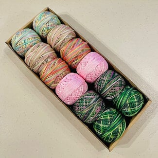 Valdani Perle Cotton Size 8 Collection: Two in the Garden