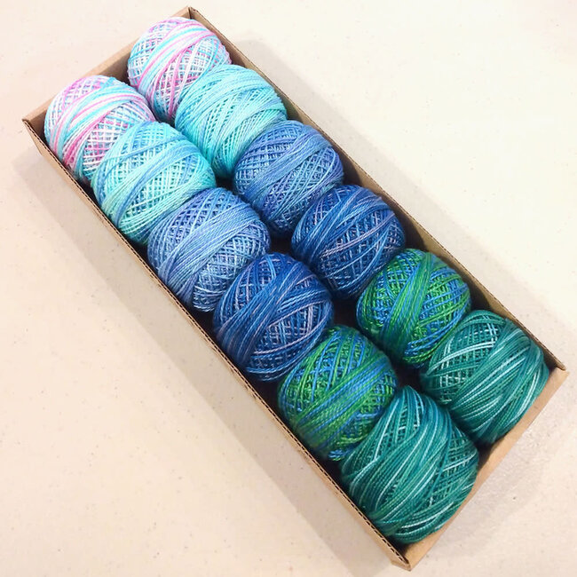 Perle Cotton Size 5 Collection: Two in Water