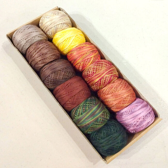 Perle Cotton Size 8 Collection: Royal Harvest