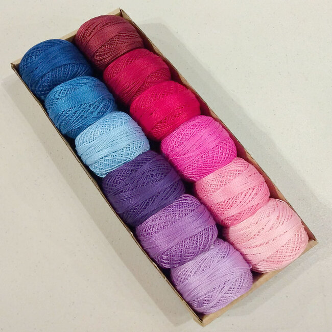 Perle Cotton Size 8 Collection: Set 1 Solid Shades
