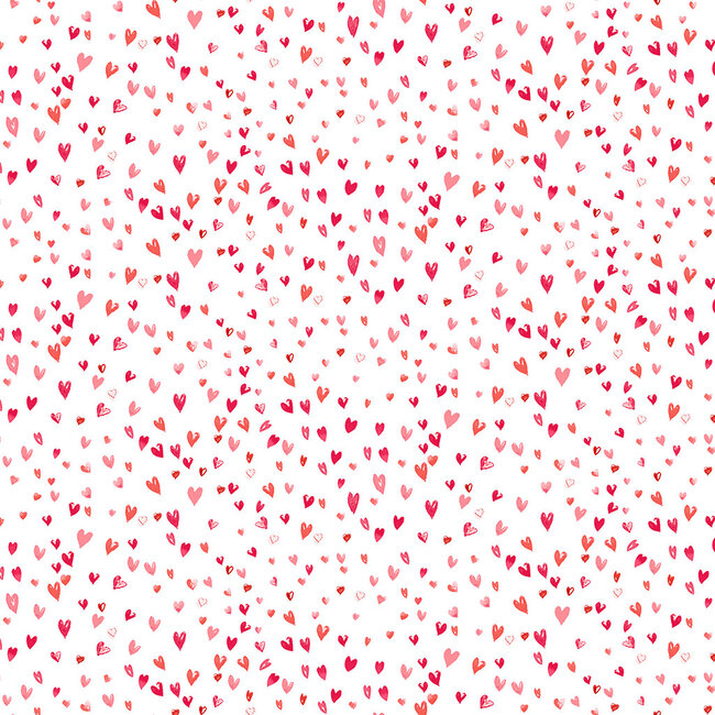 Love is in the Air Mini Hearts, Y4294-4 Light Red, $0.20 per cm or $20/m