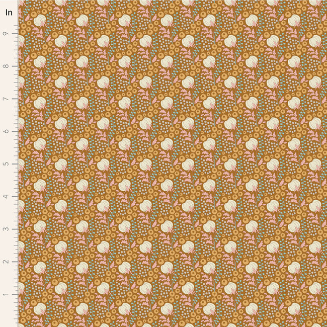 Sanctuary, Cottonfield, Ochre $0.22/cm or $22/m