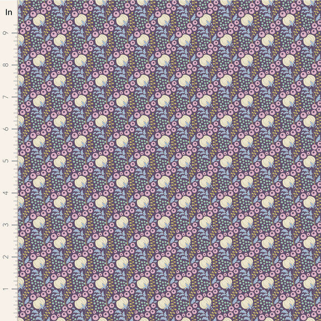 Sanctuary, Cottonfield, Eggplant $0.22/cm or $22/m