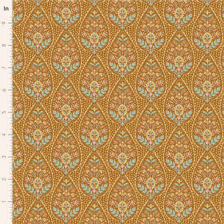 Tilda Sanctuary, Adina, Ochre $0.22/cm or $22/m
