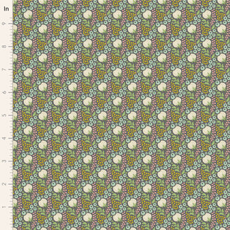 Tilda Sanctuary, Cottonfield, GreyGreen $0.22/cm or $22/m