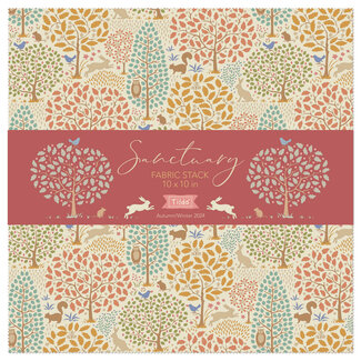 Tilda Sanctuary Fabric Stack Layer Cake 10in Squares, 40pcs