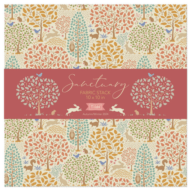 Sanctuary Fabric Stack Layer Cake 10in Squares, 40pcs