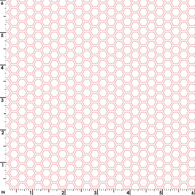 Vintage Flora, Honeycomb, Pink (MAS10335-P) $0.22 per cm or $22/m